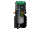 Энергонезависимый септик для дачи непостоянного проживания BioBox SO900 с биозагрузкой и фильтром тонкой дооочистки R-TUB