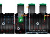 Установка очистки сточных вод канализации BioBox Aero Mega 100