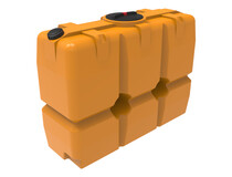 Бак прямоугольный RSK2000 пластиковый оранжевый