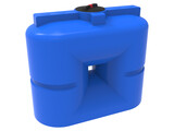 Емкость прямоугольная 1000 литров - 1 куб для воды и топлива вертикальная