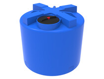 Емкость для воды 2м3 вертикальная (голубая)