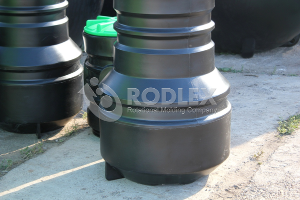 Пластиковый приемный колодец с дном диаметром 450мм RODLEX для систем канализации и дренажа